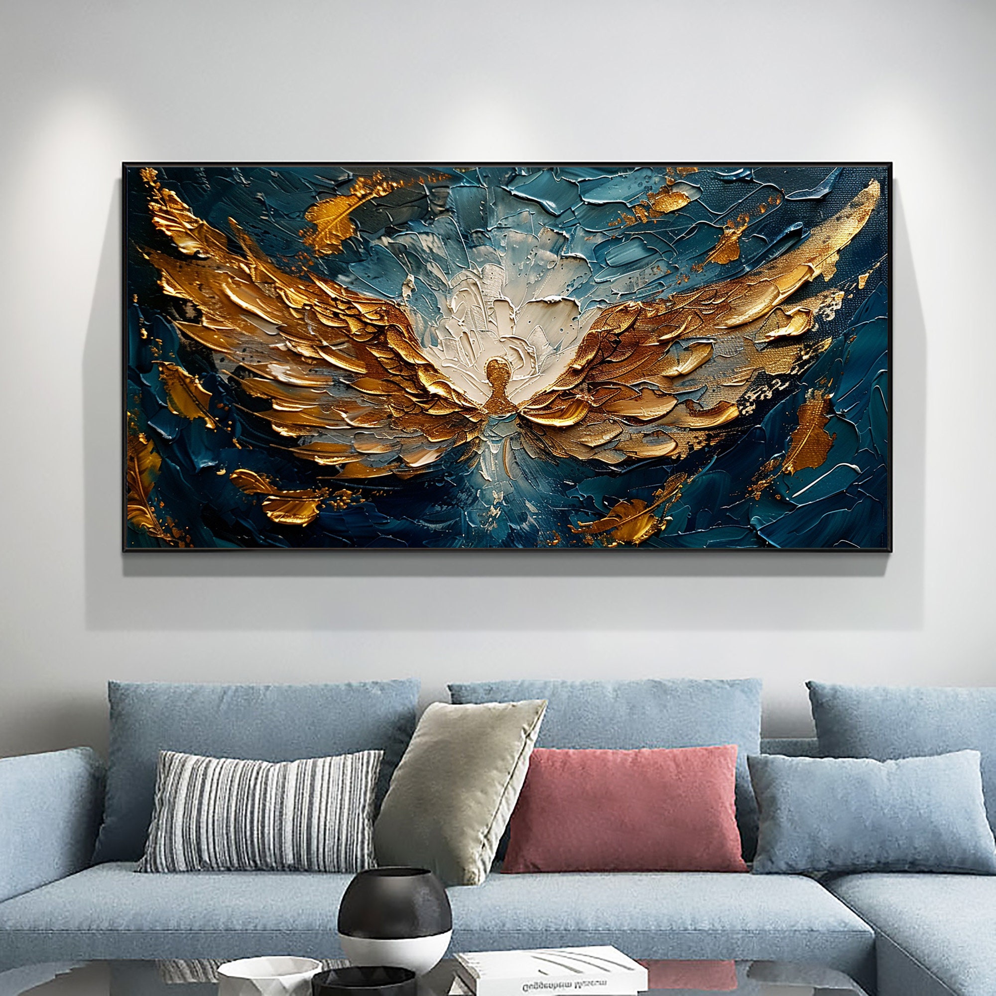 A closer look at Large Textured Wall Art For Living Room Decor