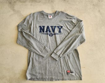 Vintage Nike Navy Long Sleeve Tee