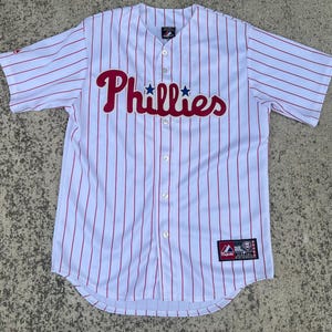 Y2K Philadelphia Phillies Jimmy Rollins Majestic Jersey