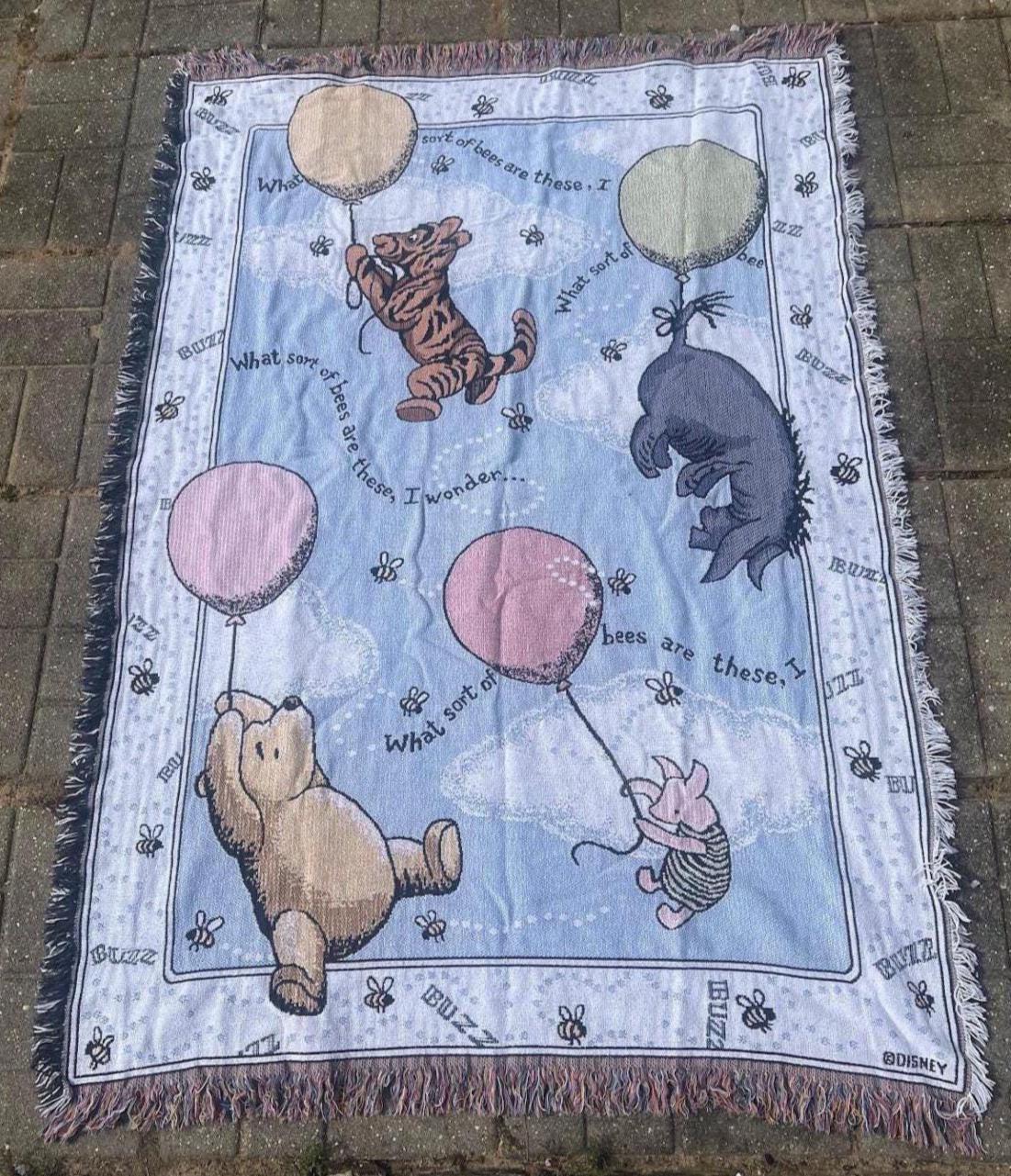 Pooh Woven Throw - Etsy