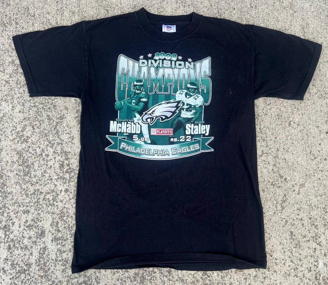 Vintage Philadelphia Eagles 2002 Division Champs Tee - Etsy
