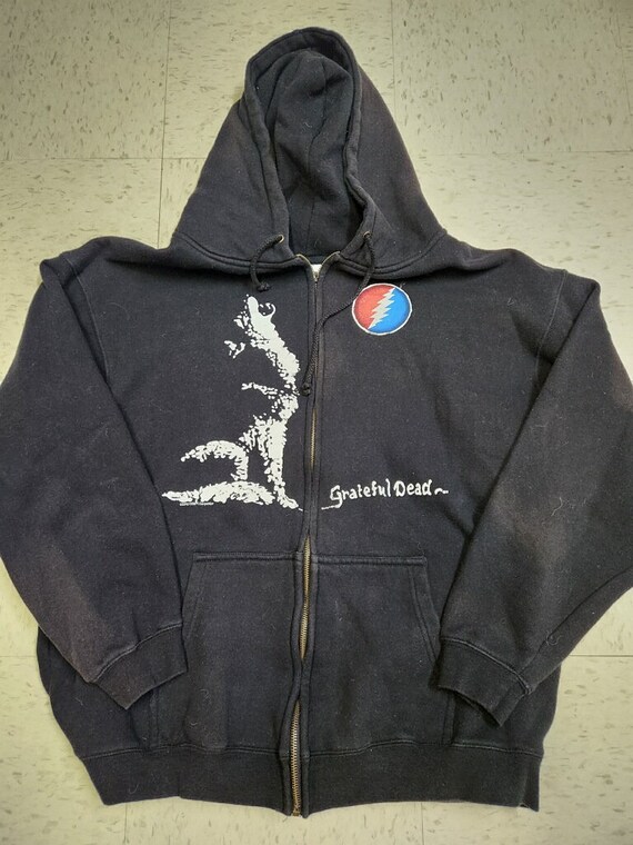 Vintage 1996 Grateful Dead Zip-Up Hoodie - image 1