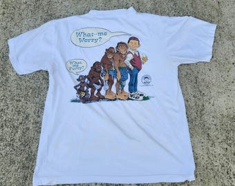 Camiseta vintage MAD Darwinism