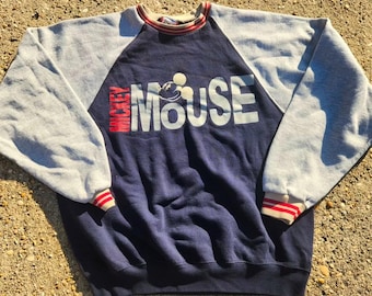 Vintage 90er Jahre Micky Maus Rundhalsausschnitt