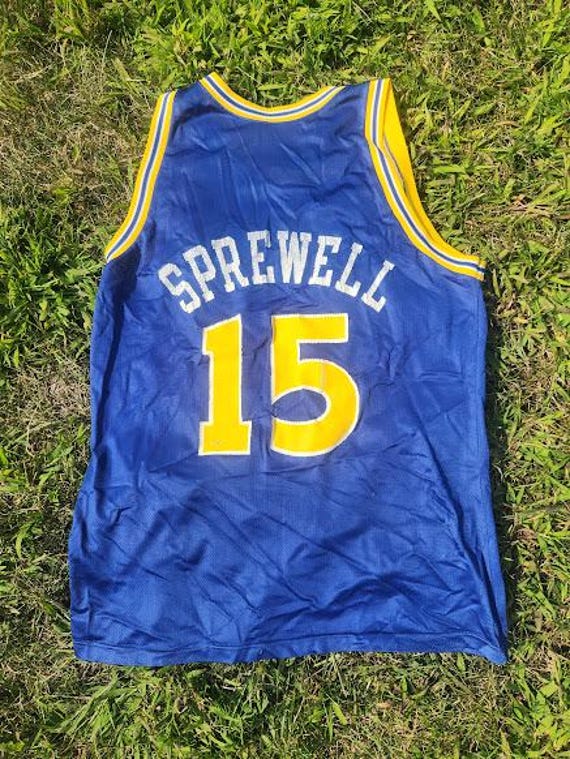 Vintage Latrell Spreewell Champion Warriors Jersey - Etsy