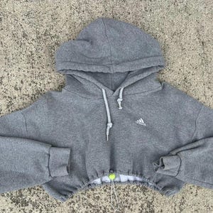 Sudadera corta con capucha Adidas Y2K