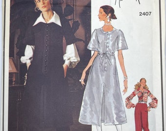 2407 tamanho 44 Vogue Paris Padrão de costura vintage original Nina Ricci (V2407)