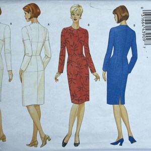 Patron de couture vintage Butterick 5267, taille 14, coquille et robe ajustées pour femmes (B5267)