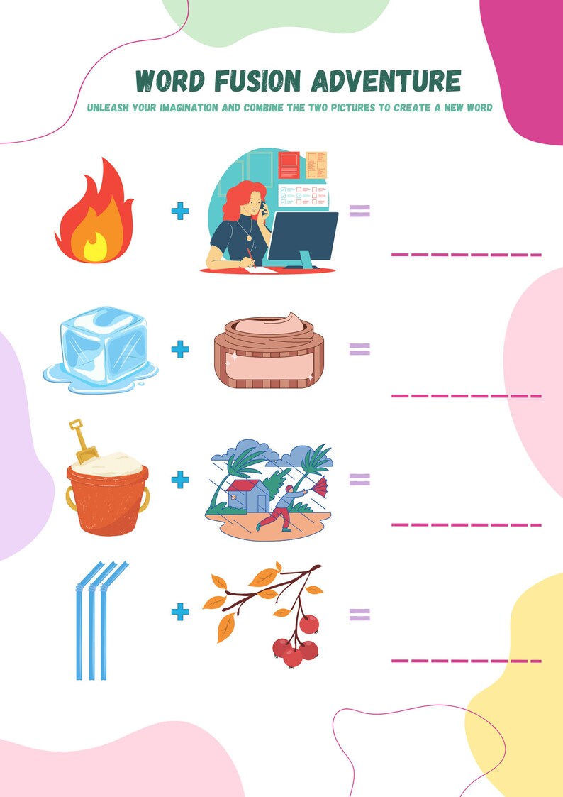 Printable Language Learning Worksheets for Homeschooling and - Etsy