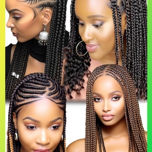 African Hair braiding poster, braids poster, Hair poster, Large 24 by 36 Prints for Braiding Shops Beauty Salons Poster27