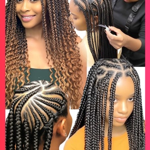 african hair braiding Poster, poster for braids shop Large 24 by 36 Prints for Braiding Shops and Beauty Salons Poster42