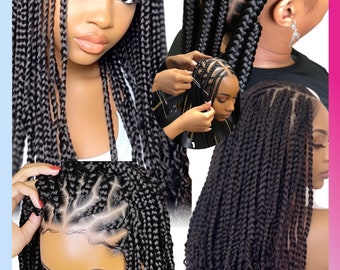 African Hair Braiding Poster, Man Braids, Passion Twists Poster
