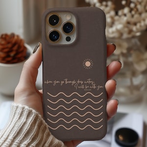 Christian Phone Case, Bible Verse Phone Case for iPhone 16 15 Pro Max, 14 Plus, 13, Google Pixel, Samsung Religious Christian Gift for her