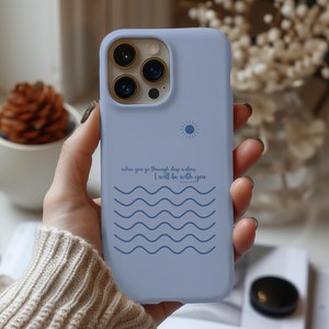 Christian Phone Case, Bible Verse Phone Case for iPhone 16 15 Pro Max, 14 Plus, 13, Google Pixel, Samsung Religious Christian Gift for her