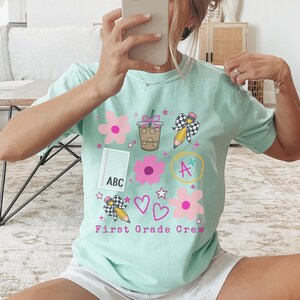 First Grade Teacher T-shirt, Comfort Colors® 1st Grade Team Teacher Shirt, First Grade Teacher, 1st Grade Teacher Back to School Shirt