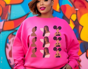 Brown Sugar Melanin Sweatshirt: Black Woman Empowerment Gift from a Black Owned Shops