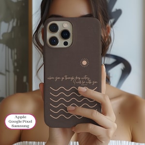 Christian Phone Case, Bible Verse Phone Case for iPhone 16 15 Pro Max, 14 Plus, 13, Google Pixel, Samsung Religious Christian Gift for her