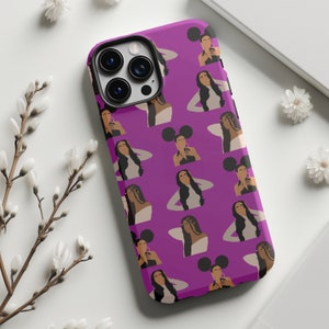 Melanin Black Girl Art Handyhülle: Afrocentric Woman Design