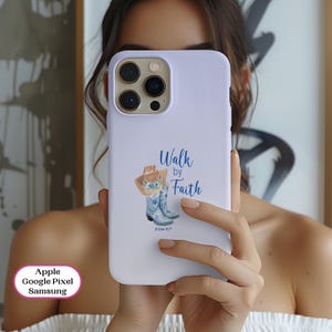 Christian Phone Case, Bible Verse Phone Case for iPhone 16 Pro Max Plus, Google Pixel, Samsung Galaxy,  Religious Christian Gift for her