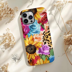 Sunflower Yellow Floral Phone Case Aesthetic Trendy Flowery Cottage Core Wildflower Cover for iPhone 16 15 14 Galaxy S 24 23 22 Pixel 8 7 6