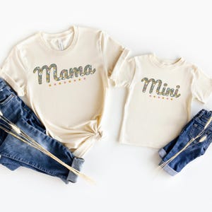 Mommy and Me Matching T-shirt Set, Matching Mommy & Me Set, Mother Daughter Shirts, Mama Mini Outfit Tee, Mothers Day New Mom Shirt Gift
