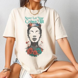 Black Owned Shops Black Queen Tshirt Comfort Colors Distressed Pure Brown Sugar Black Girl Magic Melanin Shirt Crewneck Gift, Black History
