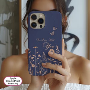 Christian Phone Case, Bible Verse Phone Case for iPhone 16 15 14 13 12 11 X XR Plus Pro Max, Samsung, Pixel Religious Christian Gift for her