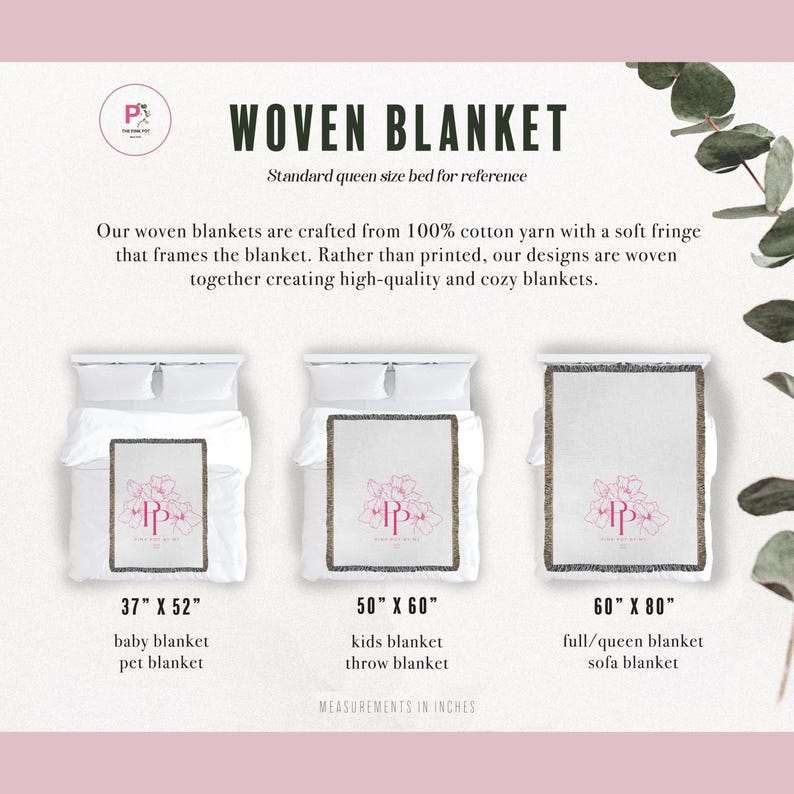 Personalized Family Christmas Blanket, Custom Keepsake Last Name