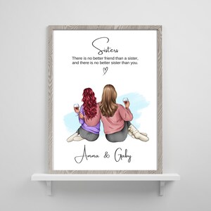 Personalised Sisters Gift Custom Sister Birthday Gift for Her Custom ...