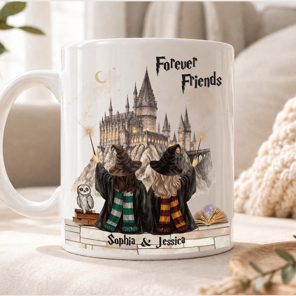 Harry Pottery Gift Mug For Women, Wizard Mug, Witches Magic School