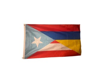 Colombia and light blue Puerto Rico Flag - Bandera de Colombia y azul celeste Puerto Rico