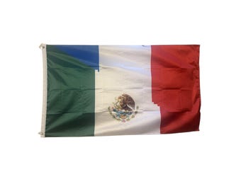Mexico and France Flag - Bandera de México y France