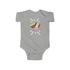 Babypakje voor Mexico, Ecuador en de Verenigde Staten I Camiseta de bebé México, Ecuador en Estados Unidos