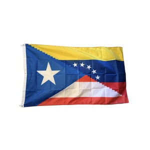 Vlag van Venezuela en Puerto Rico - Bandera de Venezuela y Puerto Rico