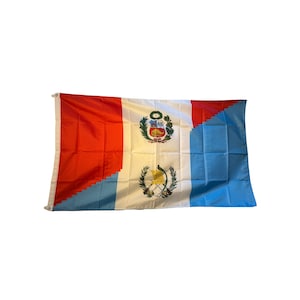 Guatemala y Perus flagga - Bandera de Guatemala y Perú