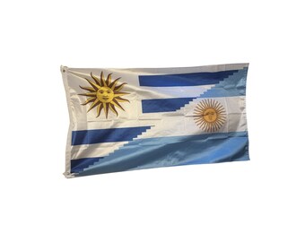 Uruguay and Argentina Flag - Bandera de Argentina y Uruguay