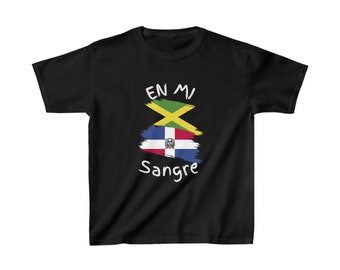 T-shirt enfant République dominicaine et Jamaïque I Camiseta para Niños República Dominicana y Jamaïque