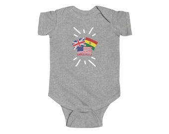 Bolivia, United State and United Kingdom  | Bolivia, Estados Unidos y Reino Unido Bodysuit
