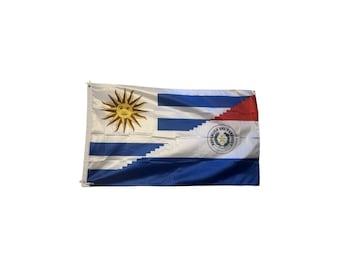 Uruguay and Paraguay Flag - Bandera de Paraguay y Uruguay