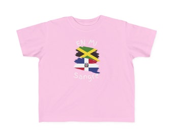 Dominican Republic & Jamaica Toddler's Tee I Camiseta manga corta para Toddler República Dominicana y Jamaica