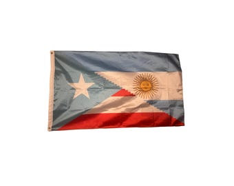 Argentina and light blue Puerto Rico Flag - Bandera de Argentina y azul celeste Puerto Rico