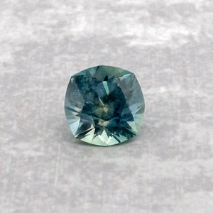 Montana Natural Blue Cushion Sapphire