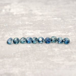 ¡Montana Sapphire 3,5 mm denim y piedras naturales azul oscuro!