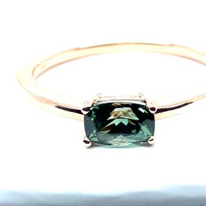 Montana Sapphire in 14kt rose gold!