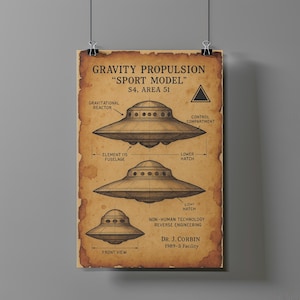 UFO Area 51 Karte Bob Lazar