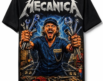 MECANICA - Rock Design - PNG/JPG Digital File for Printing and Posters