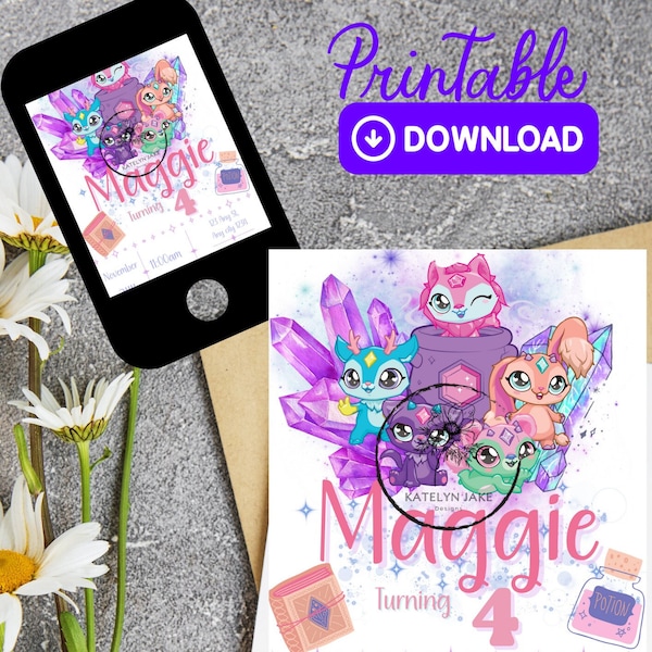 Magic Mixies - DIGITAL DOWNLOAD birthday party