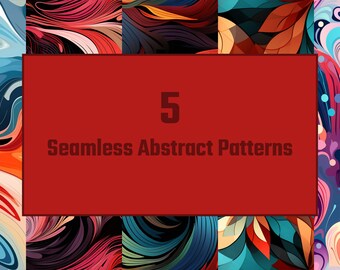 Abstract Digital Paper, Modern Digital Paper, Abstract Seamless, Stylish Abstract Backgrounds, Paint Strokes Patterns, scrapbook,