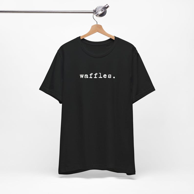 Waffles Tee: Bella+Canvas Unisex Short Sleeve T-Shirt image 5