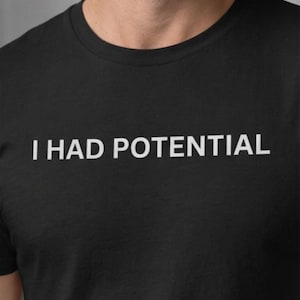 Ich hatte mögliches Projekt Hail Mary Inspried T-Shirt, Sci-Fi Typografie, Unisex Baumwoll-T-Shirt